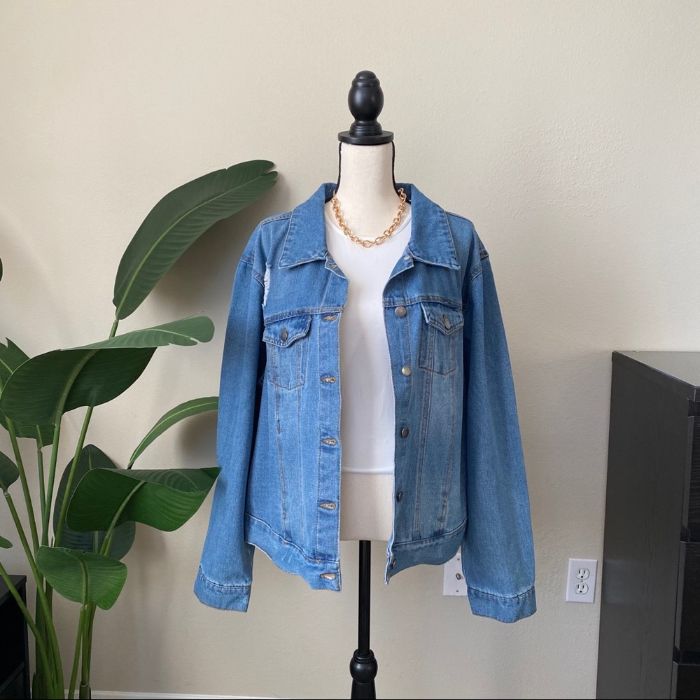 Levi’s Distressed Denim Jacket